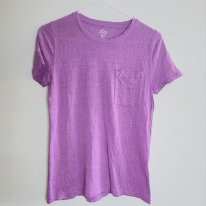 J Crew Linen Tee